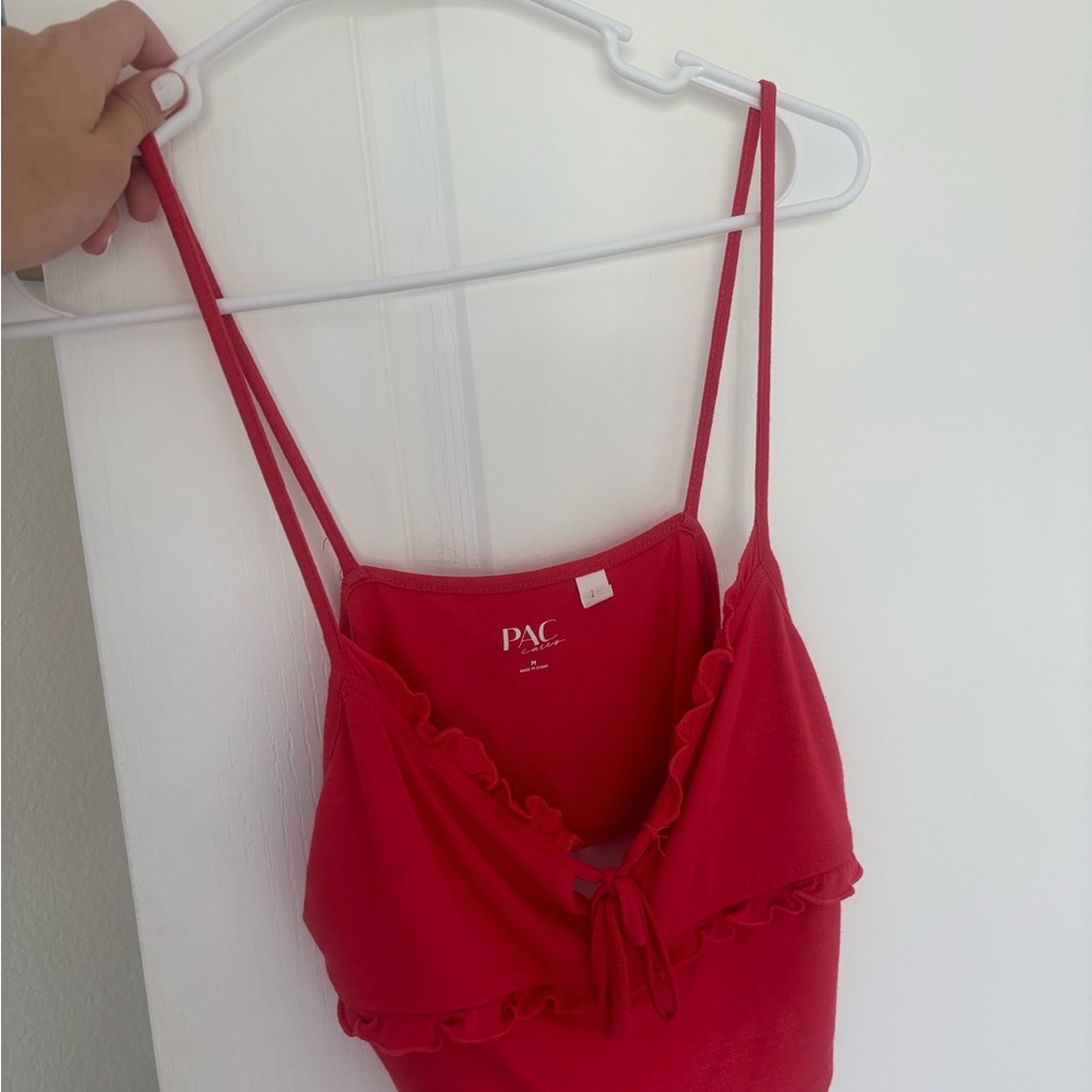 PacSun Scarlet Ruffle Camisole